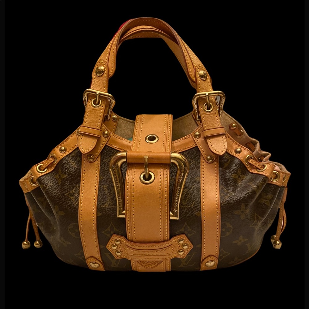 RARE LIMITED EDITION LOUIS VUITTON THEDA HANDBAG MONOGRAM LV 2003 AUTHENTIC - Picture 5 of 16